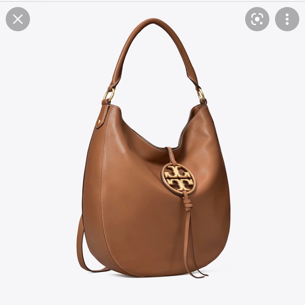 MILLER METAL-LOGO SLOUCHY HOBO